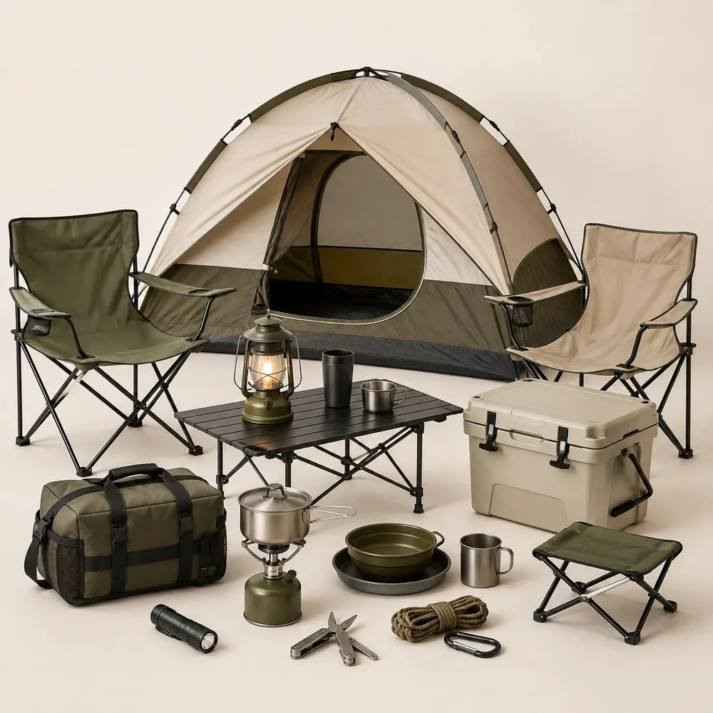 Camping accessories collection image shown on Shipster Supply thumbnail