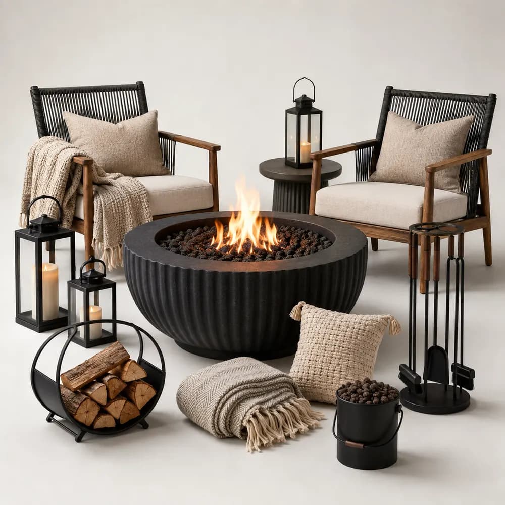 Fire pit category image shown on Shipster Supply thumbnail