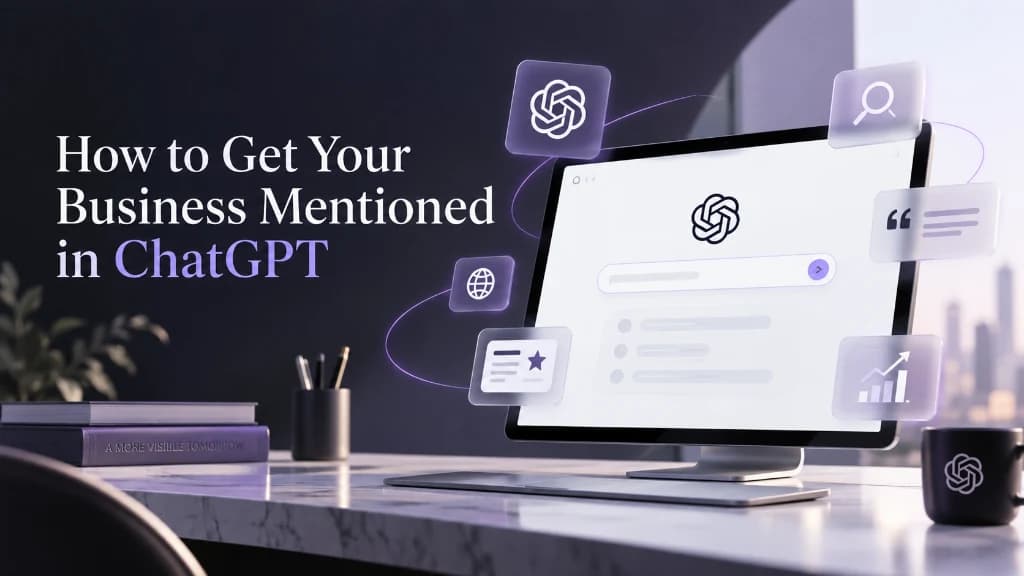 How to get your business mentioned in ChatGPT in 2026