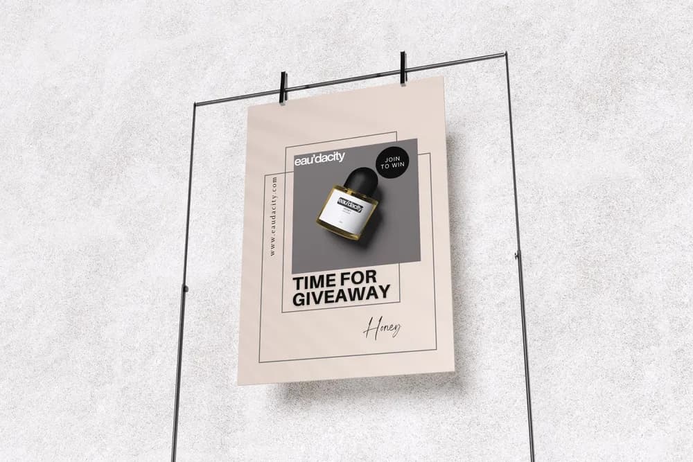 Eau'dacity Luxury Fragrance & Visual Identity System case study