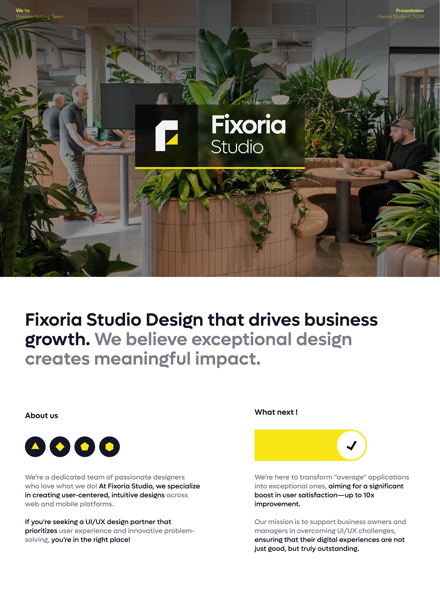 02. Brand Architecture & Positioning — Fixoria Studio Brand Identity System by Unified Branding Experts
