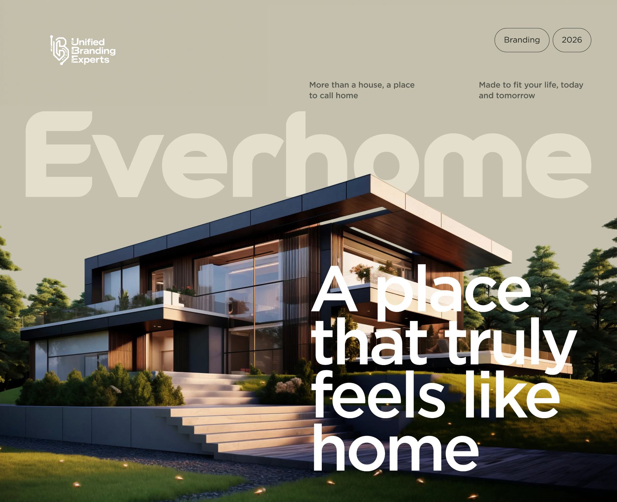Everhome Modern Real Estate Brand Architecture & Visual System thumbnail 10