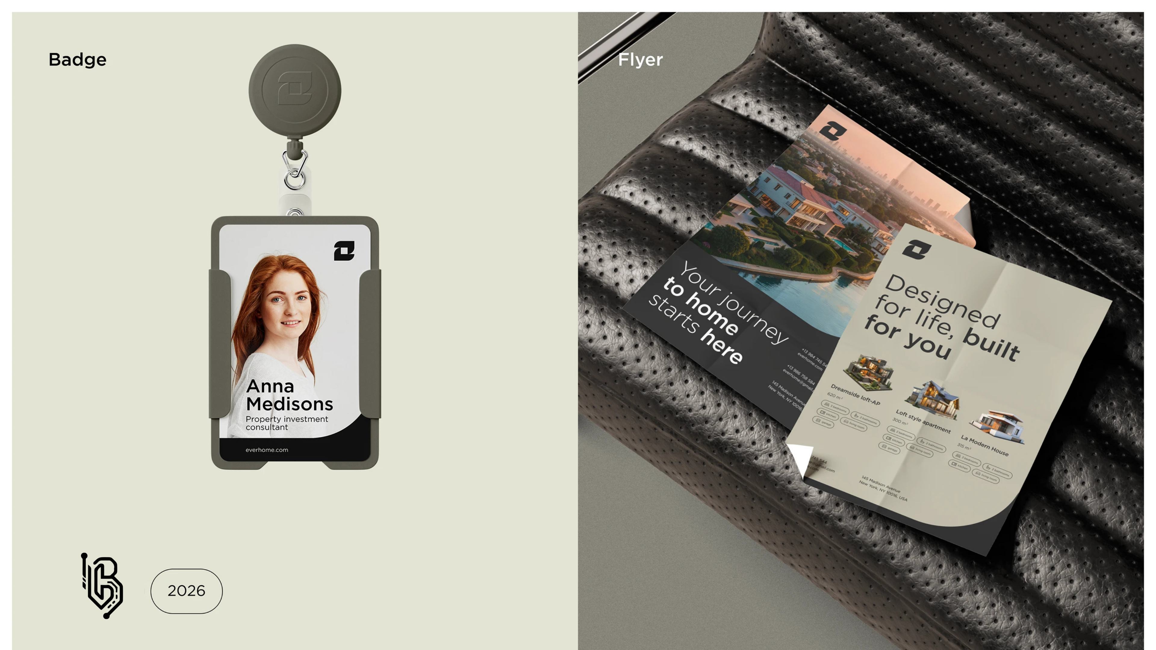 Everhome Modern Real Estate Brand Architecture & Visual System thumbnail 6