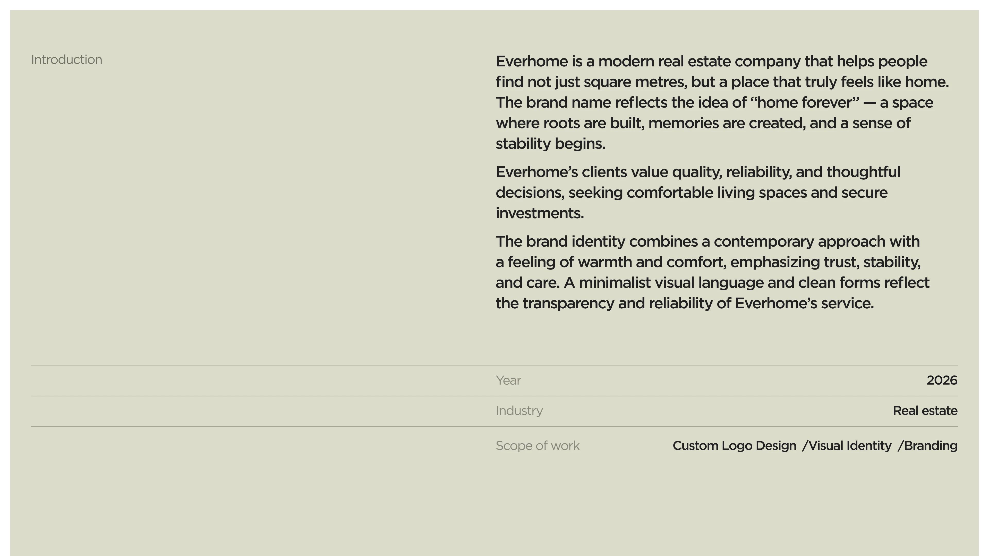 Everhome Modern Real Estate Brand Architecture & Visual System thumbnail 7